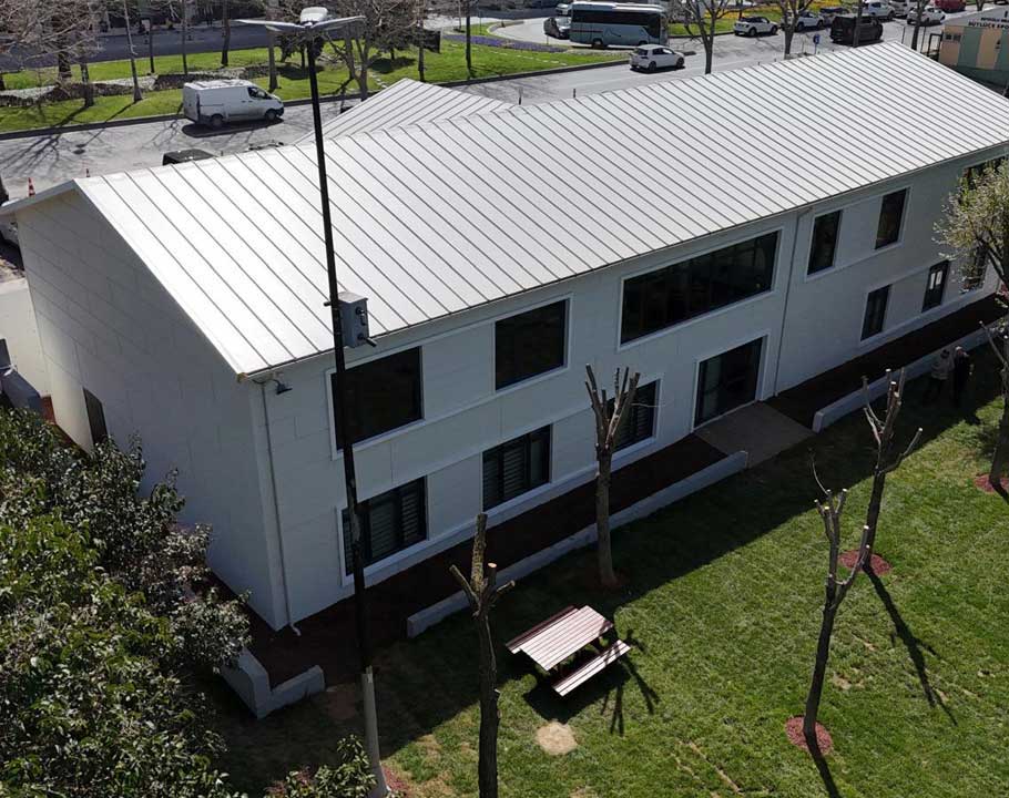 Steel public and social facility structures